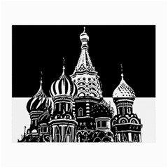 Moscow Small Glasses Cloth (2-side) by Valentinaart