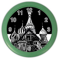 Moscow Color Wall Clocks by Valentinaart