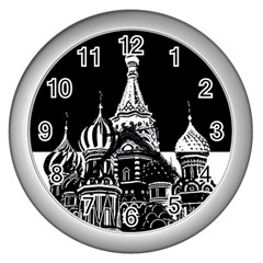 Moscow Wall Clocks (silver)  by Valentinaart