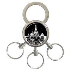 Moscow 3-ring Key Chains by Valentinaart