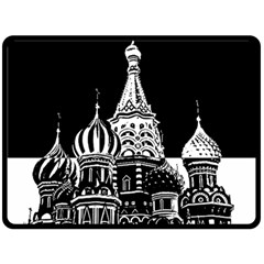 Moscow Fleece Blanket (large)  by Valentinaart