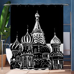 Moscow Shower Curtain 60  X 72  (medium)  by Valentinaart