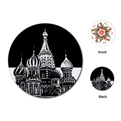 Moscow Playing Cards (round)  by Valentinaart