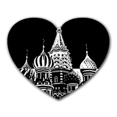 Moscow Heart Mousepads by Valentinaart