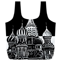 Moscow Full Print Recycle Bags (l)  by Valentinaart