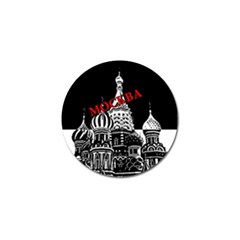 Moscow Golf Ball Marker by Valentinaart