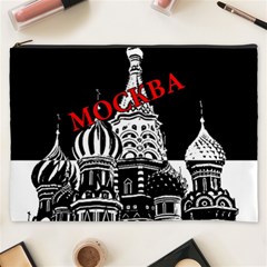 Moscow Cosmetic Bag (xxxl)  by Valentinaart