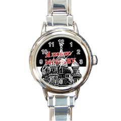 Moscow Round Italian Charm Watch by Valentinaart