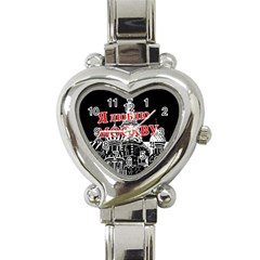 Moscow Heart Italian Charm Watch by Valentinaart