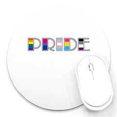 Pride Round Mousepads by Valentinaart