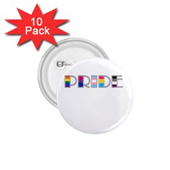 Pride 1 75  Buttons (10 Pack) by Valentinaart