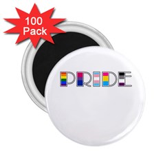 Pride 2 25  Magnets (100 Pack)  by Valentinaart