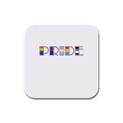 Pride Rubber Square Coaster (4 Pack)  by Valentinaart