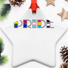 Pride Star Ornament (two Sides) by Valentinaart