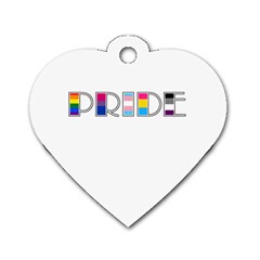 Pride Dog Tag Heart (one Side) by Valentinaart