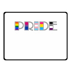 Pride Fleece Blanket (small) by Valentinaart