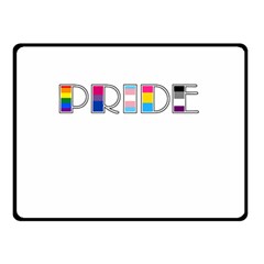 Pride Double Sided Fleece Blanket (small)  by Valentinaart