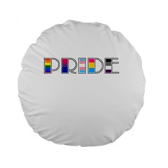 Pride Standard 15  Premium Flano Round Cushions by Valentinaart