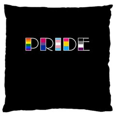 Pride Large Flano Cushion Case (one Side) by Valentinaart