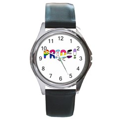 Pride Round Metal Watch by Valentinaart