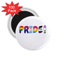 Pride 2 25  Magnets (100 Pack)  by Valentinaart