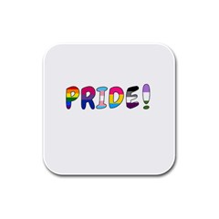 Pride Rubber Square Coaster (4 Pack)  by Valentinaart