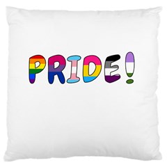 Pride Large Cushion Case (one Side) by Valentinaart