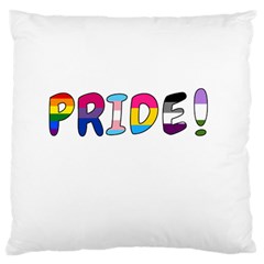 Pride Large Flano Cushion Case (one Side) by Valentinaart