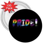 Pride 3  Buttons (100 pack)  Front