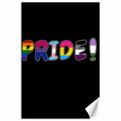 Pride Canvas 24  X 36  by Valentinaart