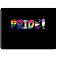 Pride Double Sided Fleece Blanket (large)  by Valentinaart