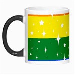 Sparkly Rainbow Flag Morph Mugs Left