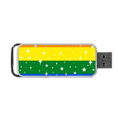 Sparkly Rainbow Flag Portable Usb Flash (one Side) by Valentinaart