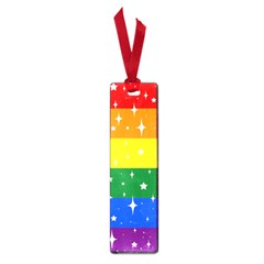 Sparkly Rainbow Flag Small Book Marks by Valentinaart