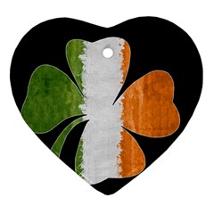 Irish Clover Ornament (Heart)