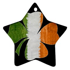 Irish Clover Ornament (star) by Valentinaart