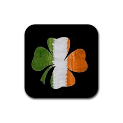 Irish Clover Rubber Square Coaster (4 pack) 