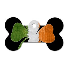 Irish Clover Dog Tag Bone (two Sides) by Valentinaart