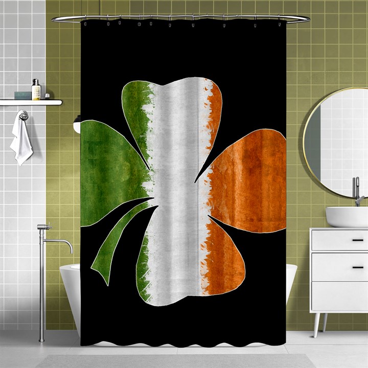 Irish Clover Shower Curtain 48  x 72  (Small) 