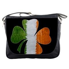 Irish Clover Messenger Bags by Valentinaart