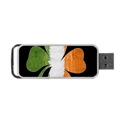 Irish Clover Portable USB Flash (One Side)