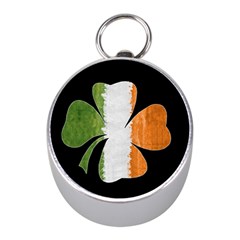 Irish Clover Mini Silver Compasses