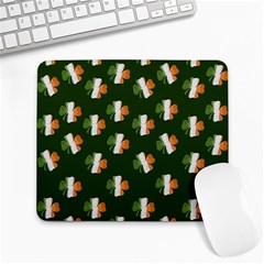 Irish Clover Large Mousepads by Valentinaart