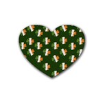 Irish Clover Heart Coaster (4 pack)  Front