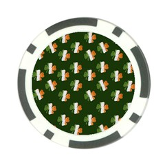 Irish Clover Poker Chip Card Guard (10 pack)