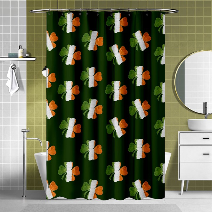 Irish Clover Shower Curtain 48  x 72  (Small) 