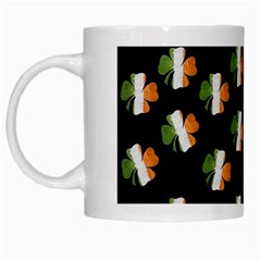 Irish Clover White Mugs by Valentinaart