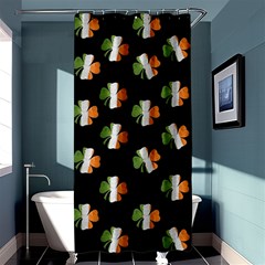 Irish Clover Shower Curtain 36  X 72  (stall)  by Valentinaart