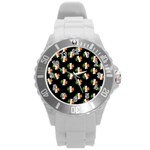 Irish Clover Round Plastic Sport Watch (L) Front