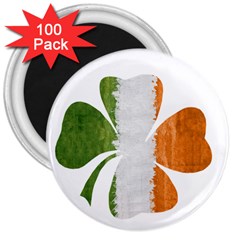 Irish Clover 3  Magnets (100 Pack) by Valentinaart